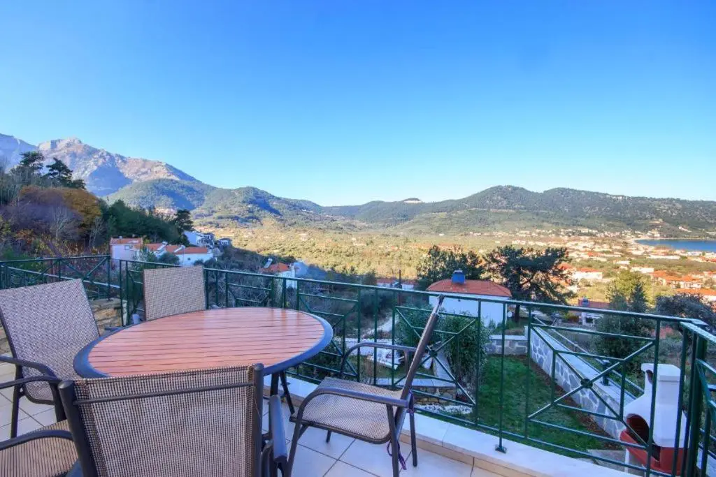 Aerial sea view from above